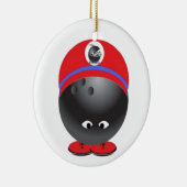 ボーリング・ボール セラミックオーナメント (右)