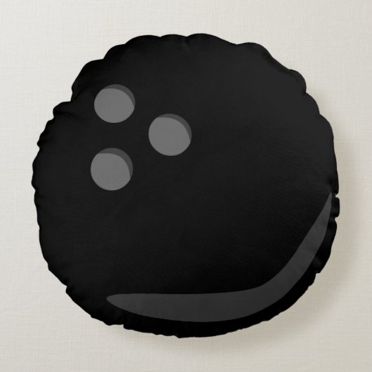 ボーリング・ボール ラウンドクッション (正面)