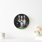 ボーリング・ボール ラウンド壁時計 (ホーム)