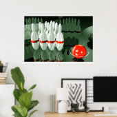 ボーリング ポスター (ホームオフィス)