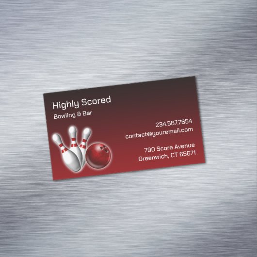 ボーリング マグネット名刺 (インサイチュ)