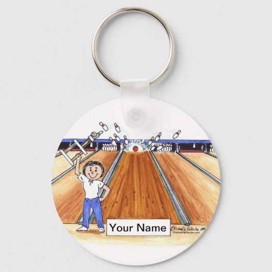 ボーリング – メス キーホルダー (正面)