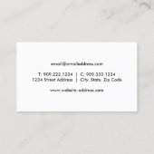 ボーリング 名刺 (裏面)