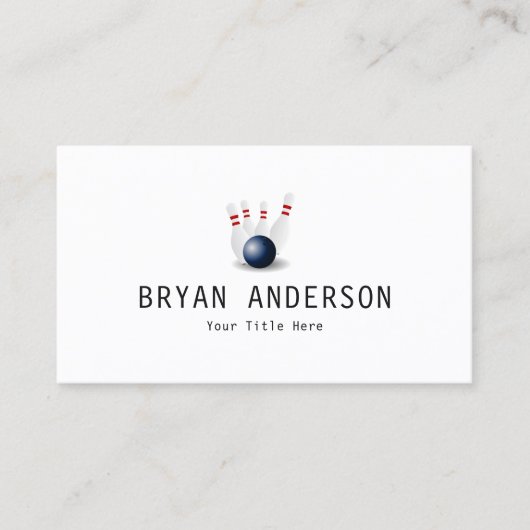 ボーリング 名刺 (正面)