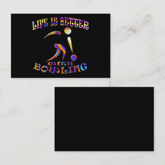 ボーリング 名刺 (正面/裏面)