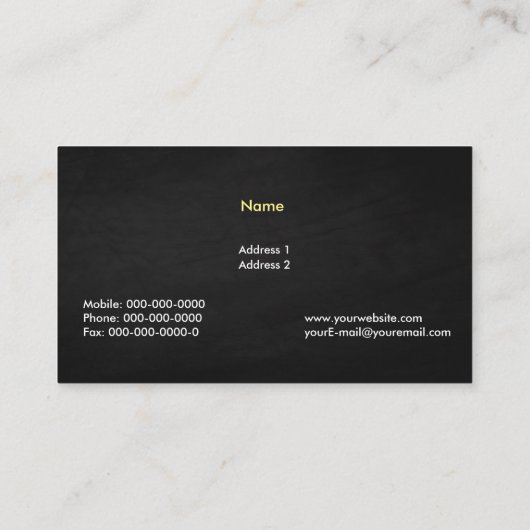 ボーリング 名刺 (裏面)