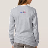 ボーリング |女性の長袖 Tシャツ (裏面)