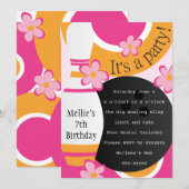 ボーリング 招待状 (正面/裏面)