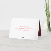 ボーリング – 誕生日カード サンキューカード (裏面)