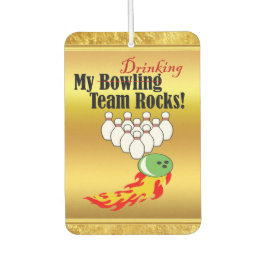 ボーリング/飲みチームのロック カーエアーフレッシュナー