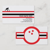 ボーリング: air star 名刺 (正面/裏面)