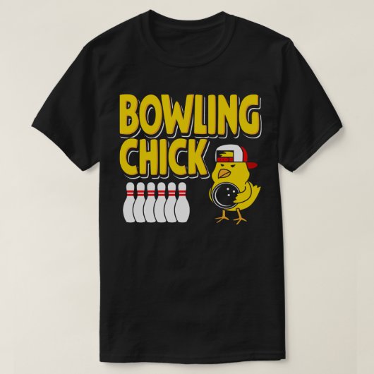 ボーリング Tシャツ (デザイン正面)