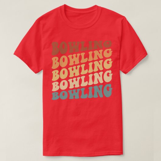 ボーリング Tシャツ (デザイン正面)
