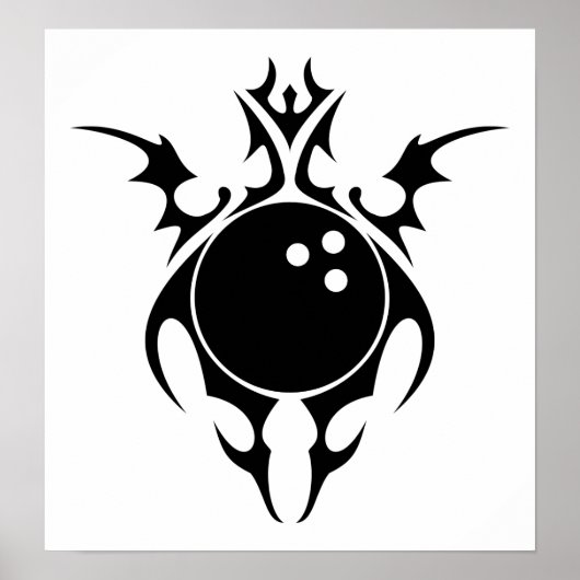 ボーリング: tribalz ポスター (正面)