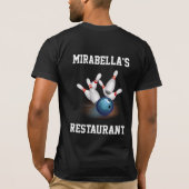 ボーリングTシャツ Tシャツ (裏面)