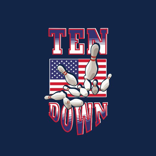 ボーリングUSAリーグチームのストライクスペア Tシャツ