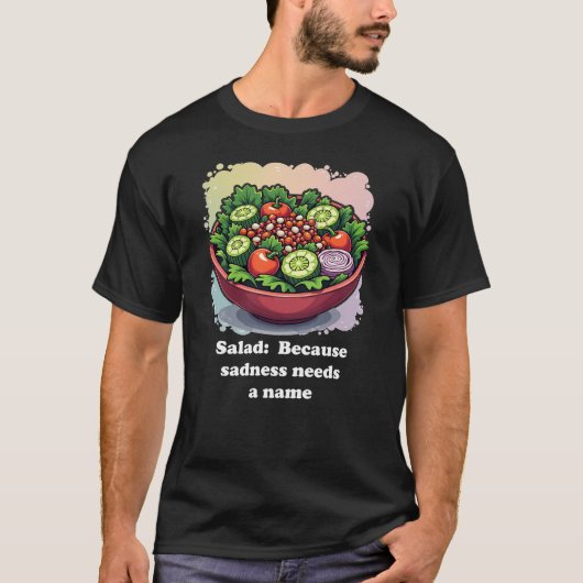 ボールおもしろいの健康なティーに食べおける悲しみ|過去記事 Tシャツ (正面)