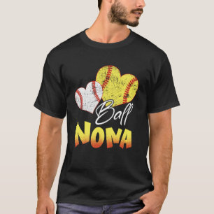 ボールおもしろいノナソフトボール野球ギフトプルオーバーH Tシャツ