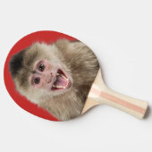 ボールおもしろい入り両面猿 卓球ラケット (横)