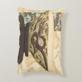 ボールおよびドラゴンのデザインのアジアタペストリー アクセントクッション (裏面(縦))