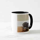 ボールからの猫の食べ物 マグカップ (正面右)