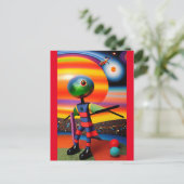 ボールがシュールレアリズムを落とすのを待つ ポストカード (スタンド正面)