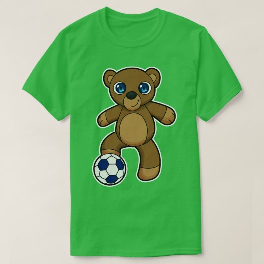 ボールでプレーヤーとして負担 Tシャツ (デザイン正面)