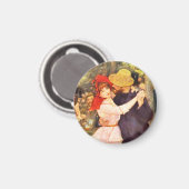 ボールでムーランデラガレットオーギュストルノアール マグネット (正面/裏面)