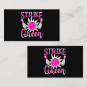 ボールで人形に分裂が起こるクイーンボー 名刺 (正面/裏面)