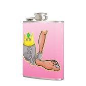 ボールとチェーン フラスク (左)