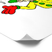 ボールとピエロをジャグリング ポスター (角)