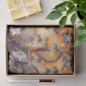 ボールとラケットをテーマにしたテニスハロウィーン 薄葉紙 (ギフト)