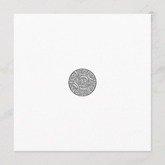 ボールと渦巻きの和風カード カード (裏面)