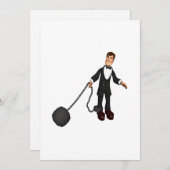 ボールと鎖 2 招待状 (正面/裏面)