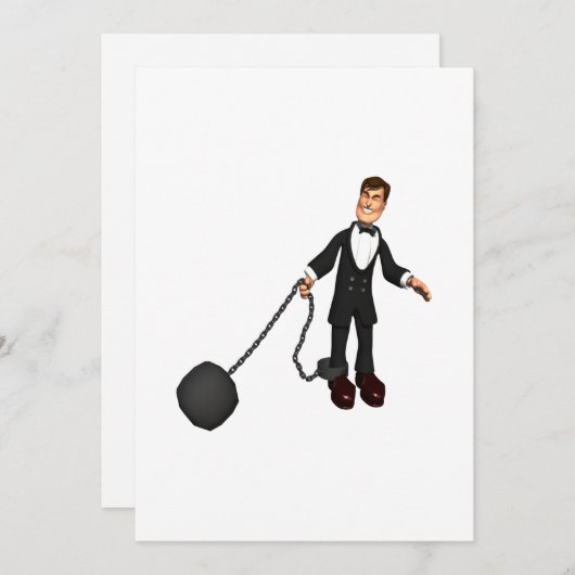 ボールと鎖 2 招待状 (正面/裏面)