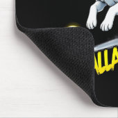 ボールに夢中なシベリアンハスキー犬の追跡が面白すぎる マウスパッド (コーナー)