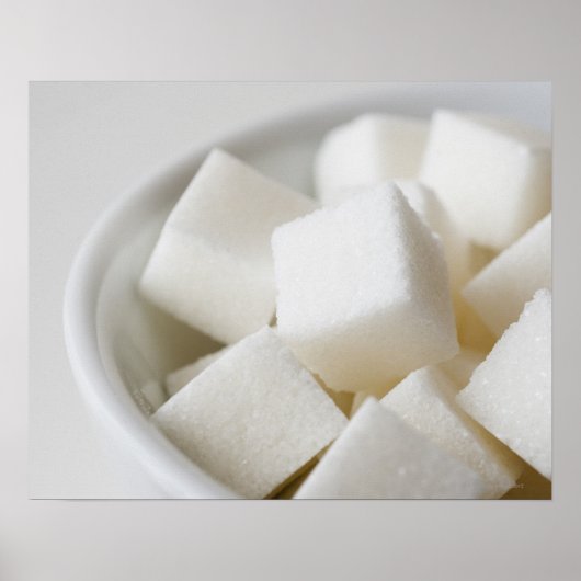 ボールに砂糖のキューブのスタジオショット ポスター (正面)