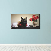 ボールに身を包む キャンバスプリント (インサイチュ (ウッドフロア))