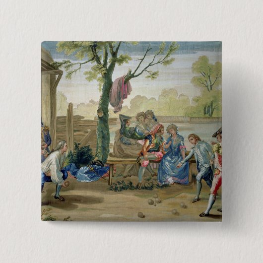 ボールのゲーム 缶バッジ (正面)