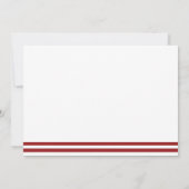 ボールのゼリーの妊娠の写真の発表カード 案内状 (裏面)