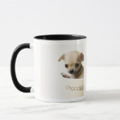 ボールのチワワの子犬(収穫される) マグカップ (左)