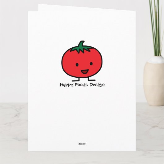 ボールのハワイの生魚サラダ箸のakuを突いて下さい サンキューカード (裏面)