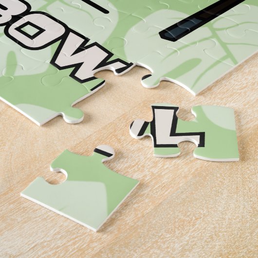 ボールのハワイの生魚サラダ箸のakuを突いて下さい ジグソーパズル (側面)