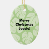 ボールのハワイの生魚サラダ箸のakuを突いて下さい セラミックオーナメント (裏面)