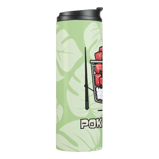 ボールのハワイの生魚サラダ箸のakuを突いて下さい タンブラー (回転左)