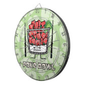 ボールのハワイの生魚サラダ箸のakuを突いて下さい ダーツボード (正面右)