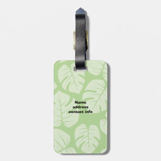 ボールのハワイの生魚サラダ箸のakuを突いて下さい ラゲッジタグ (裏面縦)