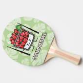 ボールのハワイの生魚サラダ箸のakuを突いて下さい 卓球ラケット (横)