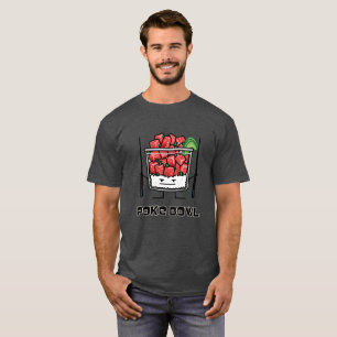 ボールのハワイの生魚サラダ箸のakuを突いて下さい tシャツ
