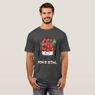 ボールのハワイの生魚サラダ箸のakuを突いて下さい tシャツ